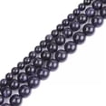 thumbnail image 1 of K-KED Gemstone Blue Sandstone Beads Round Loose Spacer Beads Delicate Jewelry Making Strand 15"-10 mm, 1 of 6