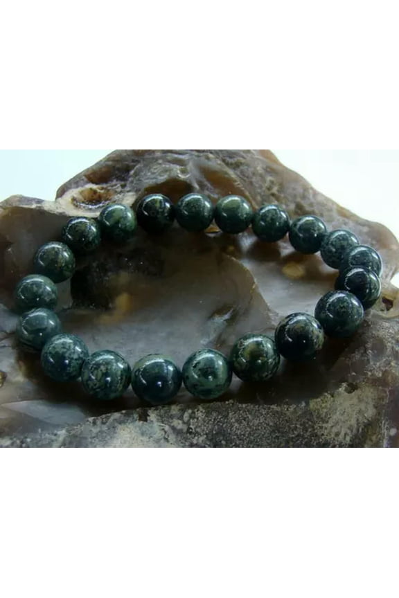 Gemstone Bracelet 10mm Jasper Kambaba Beads Mens Womens Jewellery