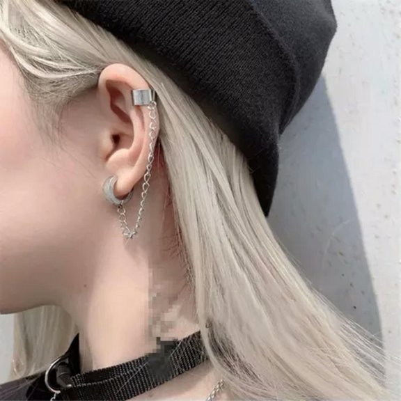 K-KED Gold/Sliver Pearl Tassel Zircon Earrings Drop Dangle Delicate Jewelry Women Party Gift US-1# (Only 1 Piece)