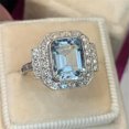 thumbnail image 1 of K-KED Gorgeous 925 Silver Rings Women Delicate Jewelry Cubic Zirconia Wedding Ring Size 6-10-#7-8, 1 of 6