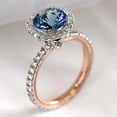 thumbnail image 1 of K-KED Gorgeous Cubic Zircon Rose gold plated Ring Delicate Jewelry Women Wedding Ring Sz 6-10-6, 1 of 6