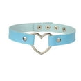 thumbnail image 1 of K-KED Gothic Collar Neckchain Choker Love Pu Necklace Collar Sexy Neck Jewelry-light blue, 1 of 9