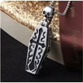 thumbnail image 1 of K-KED Gothic Vampire Black Bat Pendant Necklace for Men Women Hip Hop Punk Jewelry-01# Cross Skull, 1 of 6