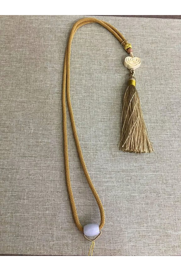 Handmade Dynamic rope emerald tassel hanging rope