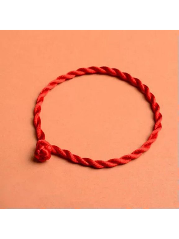 Handmade Knot Lucky Red String Braided Fate Bracelet Wristband Love Couples Gift-Red #1