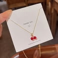 thumbnail image 1 of K-KED Japanese and Korean Style Design Sense Titanium Steel Necklace for Women-X950, 1 of 6