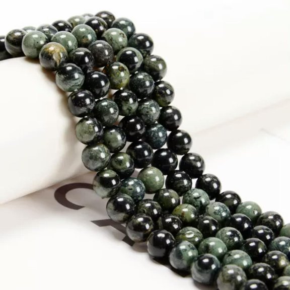 K-KED Kambaba Jasper Smooth Round Beads 4mm 6mm 8mm 10mm 12mm 15.5" Per Strand-8 mm
