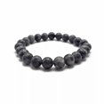 thumbnail image 1 of K-KED Larvikite Labradorite Bracelet Smooth Round Size 6mm 8mm 10mm 12mm 7.5" Length-8 mm, 1 of 6