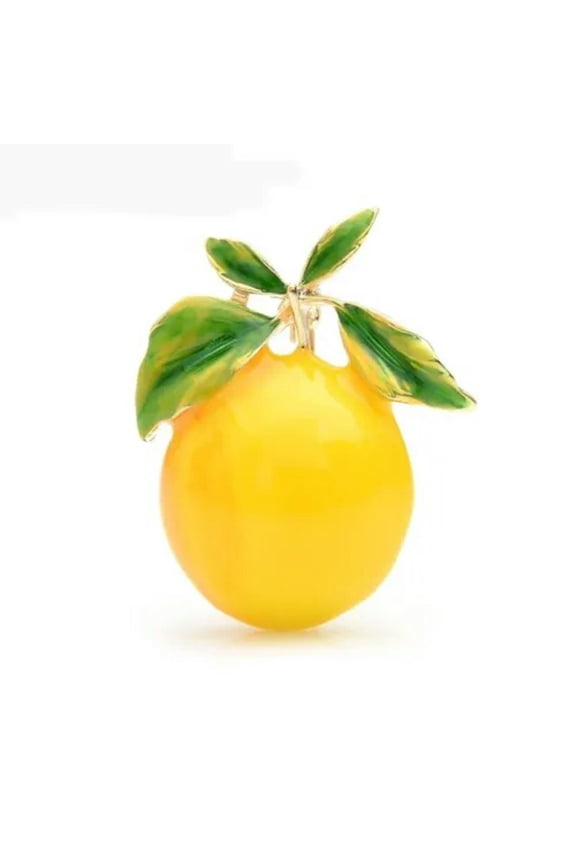 Lemon Brooches Suit Pins Wedding Brooch Pin Hat Clip Clothes Badge Women Jewelry