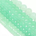 thumbnail image 1 of K-KED Light Green Jade Smooth Round Beads 4mm 6mm 8mm 10mm 12mm 15.5" Strand-8 mm, 1 of 6