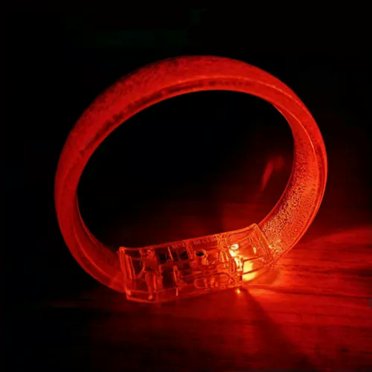 Glowing Bracelets Festival Christmas Led Remote Controled Wristbands...