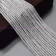thumbnail image 1 of K-KED Lots 3mm Faceted Bright Multi-Color Spinel Round Gems Loose Beads 15''-White, 1 of 6