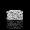 thumbnail image 1 of K-KED Luxury 925 Silver Filled Ring Women Wedding Sparkly Cubic Zircon Ring Sz 6-10-7-Gold, 1 of 6