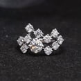 thumbnail image 1 of K-KED Luxury Women Engagement Cubic Zirconia Delicate Jewelry 925 Silver Filled Ring Sz 6-10-7, 1 of 6