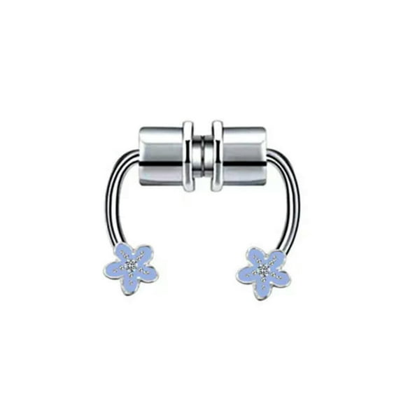 K-KED Magnetic Stainless Steel Nose Ring Delicate Jewelry Fake Septum Non-Piercing Nose Clip-3