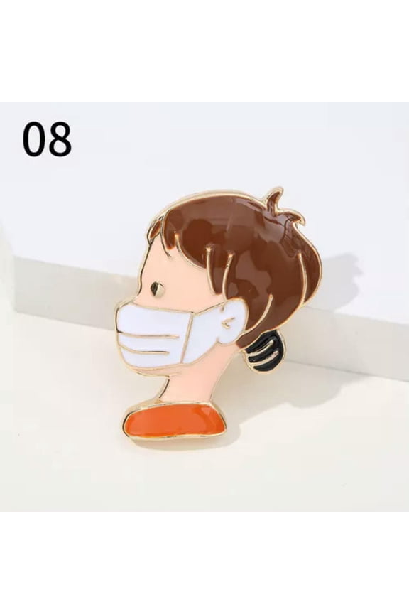 Medical Brooch Pin Stethoscope Heart Pins Nurse Doctor Badge Lapel Delicate Jewelry Acc-08