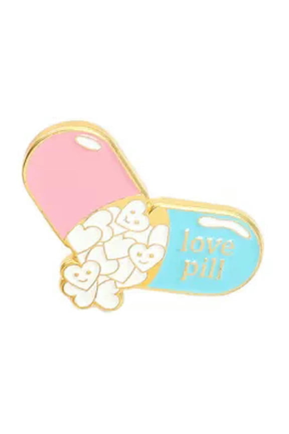 Medicine Enamel Pin Badge Pharmacy Heart Brooches for Nurse Doctors Lapel Pin *-4