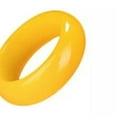 thumbnail image 1 of K-KED Mens Womens Natural Genuine Real Green Jade Band Ring Size 17 - 23mm-Yellow-21 mm, 1 of 8
