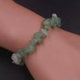 thumbnail image 1 of K-KED Natural Gemstone 5-8mm Chip Beads Stretchy Bracelet Reiki Chakra Fashion Jewelry-Green Aventurine-7 Inches, 1 of 6