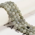 thumbnail image 1 of K-KED Natural Gray Labradorite Smooth Round Beads 6mm 8mm 10mm 12mm 15.5" Strand-10 mm, 1 of 6