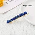 thumbnail image 1 of K-KED Natural Healing Quartz Crystal Braided Hair Clips Crushed Stone Bobby Pins Stick-Lapis lazuli-1pc, 1 of 9