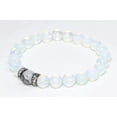 thumbnail image 1 of K-KED Natural Moonstone Opalite Scenery Howlite Gemstone Bracelet Stone Reiki Gift 8mm, 1 of 7