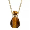 thumbnail image 1 of K-KED Natural Quartz Crystal Essential Oil Perfume Bottle Healing Stone Pendant Energy-5pcs-Tiger's Eye Stone, 1 of 9