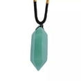 thumbnail image 1 of K-KED Natural Quartz Stone Pendulum Hexagonal Pendant Crystal Healing Reiki Necklace-Natural Green Aventurine Quartz, 1 of 9