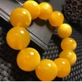 thumbnail image 1 of K-KED Natural Round Beads Amber Flower Beeswax Beautiful Bracelet Men Women 10-20Mm-20mm, 1 of 3