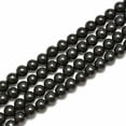 thumbnail image 1 of K-KED Natural Shungite Smooth Round Beads 4mm 6mm 8mm 10mm 15.5" Strand-8 mm, 1 of 6