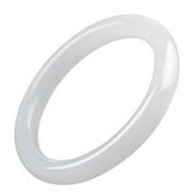 K-KED Natural White Jade Jadeite Gemstone Bangle Bracelet 50-64mm Women Jewelry-54-56mm-white