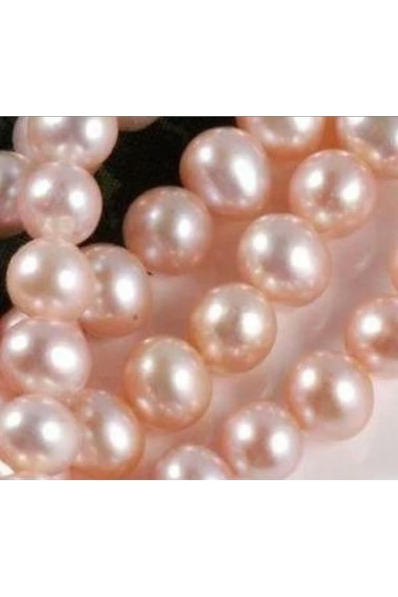 Naturl 7-8mm Pink Cultured Pearl Loose Beads 15" Strand AA