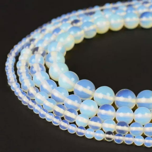 K-KED Opalite Beads Strand Round For Delicate Jewelry Making 4mm 6mm 8mm 10mm 12mm-4 mm