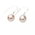 thumbnail image 1 of K-KED Pearl Drop Earrings Sterling Silver 7-8mm Lavender Cultured Freshwater Pearls, 1 of 5