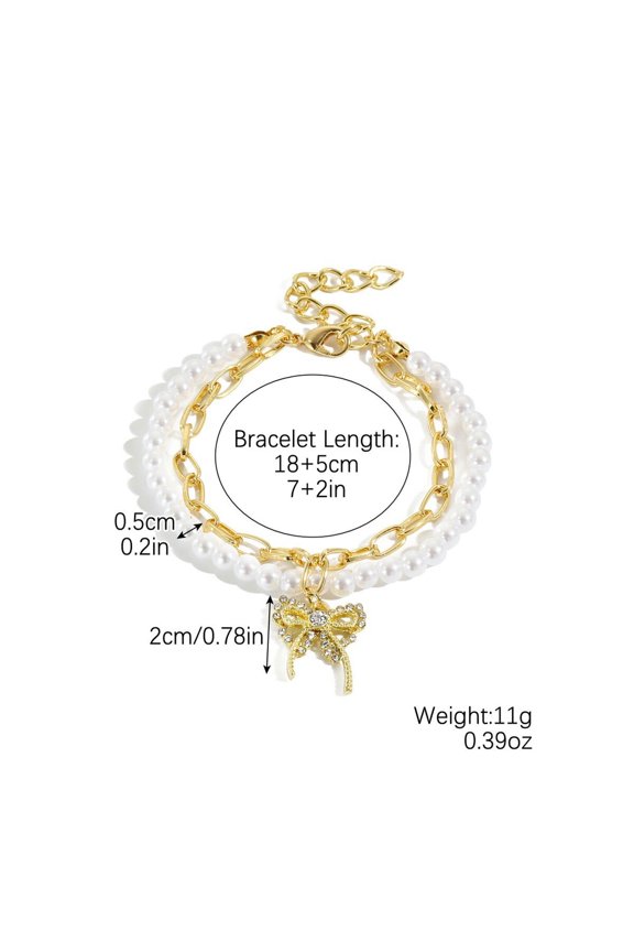 Popular Bracelet Women's Bohemian Minority Design Sense Baroque Pearl Bracelet-S2307-1