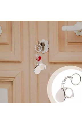 Portable Magnifier Keychain Foldable High-definition Elder