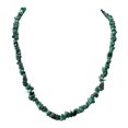 thumbnail image 1 of K-KED Premium 5-8mm Malachite Crystal Chip Necklace 18", 1 of 5