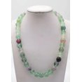 thumbnail image 1 of K-KED Pretty 6/8/10/12mm Natural Multicolor Gemstone Round Beads Necklace 18" AAA+-10mm-Fluorite, 1 of 9