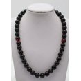 thumbnail image 1 of K-KED Pretty 6/8/10/12mm Natural Multicolor Gemstone Round Beads Necklace 18" AAA+-12mm-Black Agate, 1 of 9