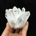 thumbnail image 1 of K-KED Raw Natural Clear Quartz Crystal Cluster Rough Gemstone Geode Specimens Healing-31-White Clear Quartz 100g, 1 of 9