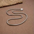 thumbnail image 1 of K-KED Real 925 Sterling Silver Chain For Women Men 4mm Box Link Necklace Bracelet -20cm=7.87inch-16-17g, 1 of 7