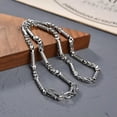 thumbnail image 1 of K-KED Real 925 Sterling Silver Necklace Men 5mm Dragon Head Tail Link Chain 20-26''L-50cm=20inch-55-58g, 1 of 6