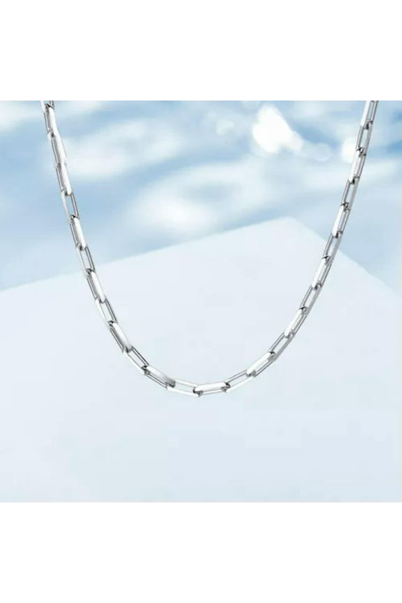 Real Pt950 Pure Platinum 950 Necklace For Women 2mm/3mm Cable Platinum Chain-20inch-1.7mm-5.6-5.9g