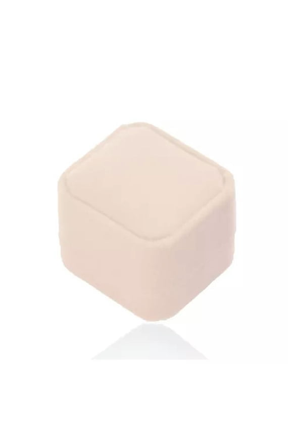 Ring Boxes Velvet Wedding Delicate Jewelry Earring Showcase Gift Case Storage Organizer *-apricot