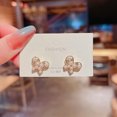 thumbnail image 1 of K-KED S925 Silver Needle Korean Edition New Flower Pearl Earrings Women's Fashion-A071, 1 of 6
