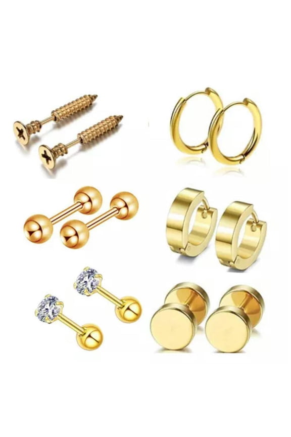 Set of 12 Industrial Scaffold Bar Ear Piercing Straight Barbell Steel Gem Opal