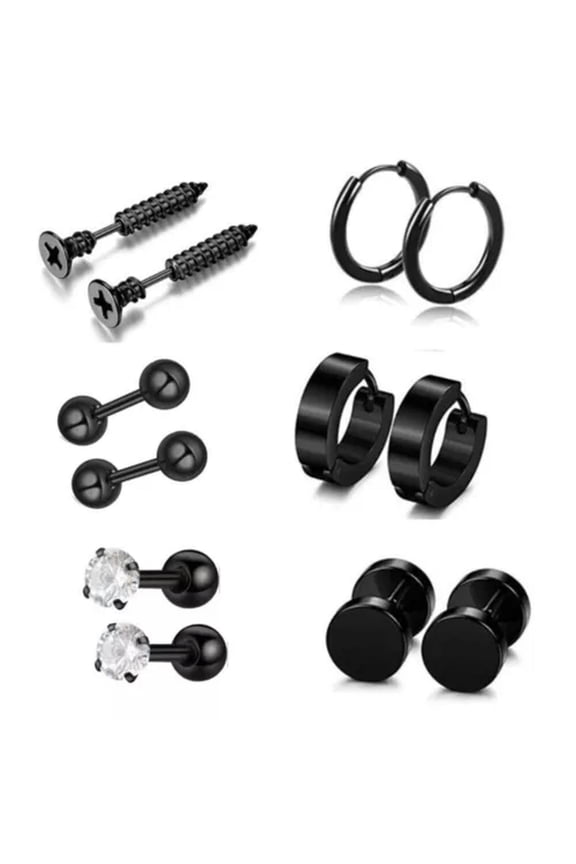 Set of 12 Industrial Scaffold Bar Ear Piercing Straight Barbell Steel Gem Opal