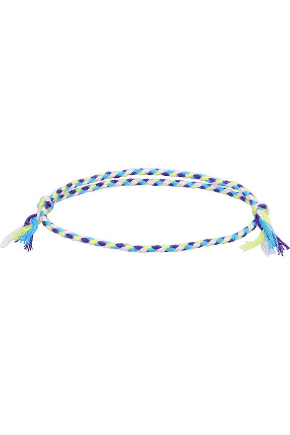 Simple Safe Buckle Four Color String Play Line Hand Woven Red Rope Bracelets-14-4PCS