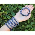 thumbnail image 1 of K-KED Sodalite Bead Bracelet: 8 mm Round Crystals (Natural Sodalite Stretch Bracelet), 1 of 3