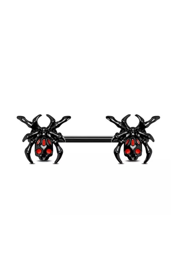 Spider Belly Ring Animal Nose Piercing Nose Ring Hoop Body Sexy Piercing Jewelry-Black B